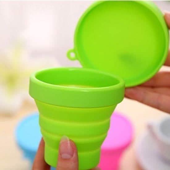 Portable Silicone Telescopic Drinking Collapsible Folding Cup-Portable Silicone Telescopic Drinking Collapsible Folding Cup