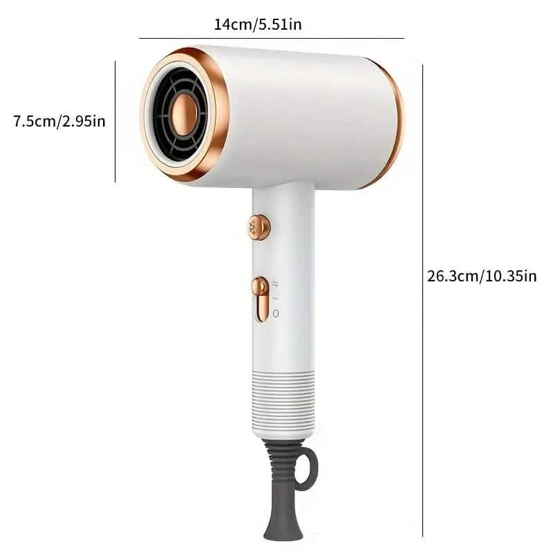Powerful Ionic Hair Dryer with Diffuser-Powerful Ionic Hair Dryer with Diffuser