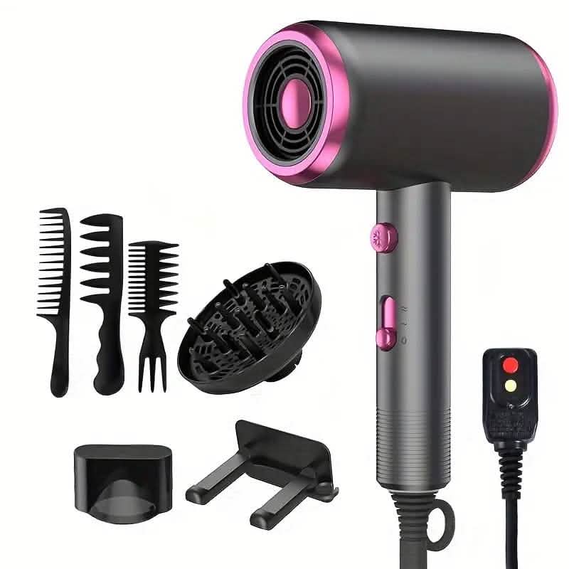 Powerful Ionic Hair Dryer with Diffuser-Powerful Ionic Hair Dryer with Diffuser