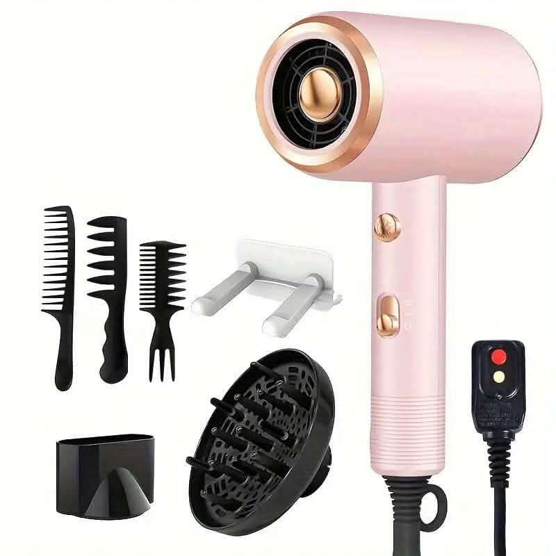 Powerful Ionic Hair Dryer with Diffuser-Powerful Ionic Hair Dryer with Diffuser