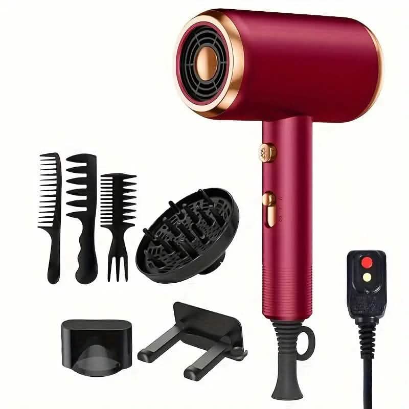 Powerful Ionic Hair Dryer with Diffuser-Powerful Ionic Hair Dryer with Diffuser
