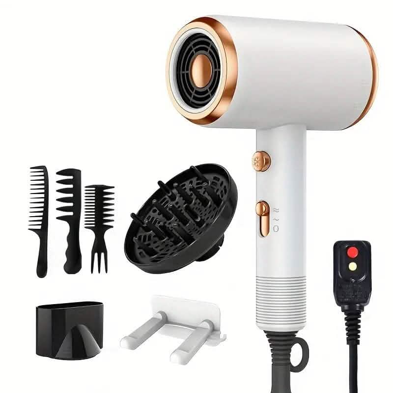 Powerful Ionic Hair Dryer with Diffuser-Powerful Ionic Hair Dryer with Diffuser