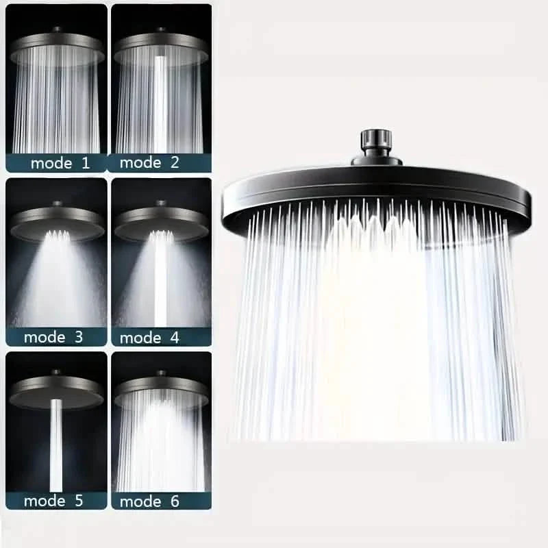 Premium High-pressure Shower Head - Top Spray, Wide Coverage, Lotus Design-Premium High-pressure Shower Head - Top Spray, Wide Coverage, Lotus Design