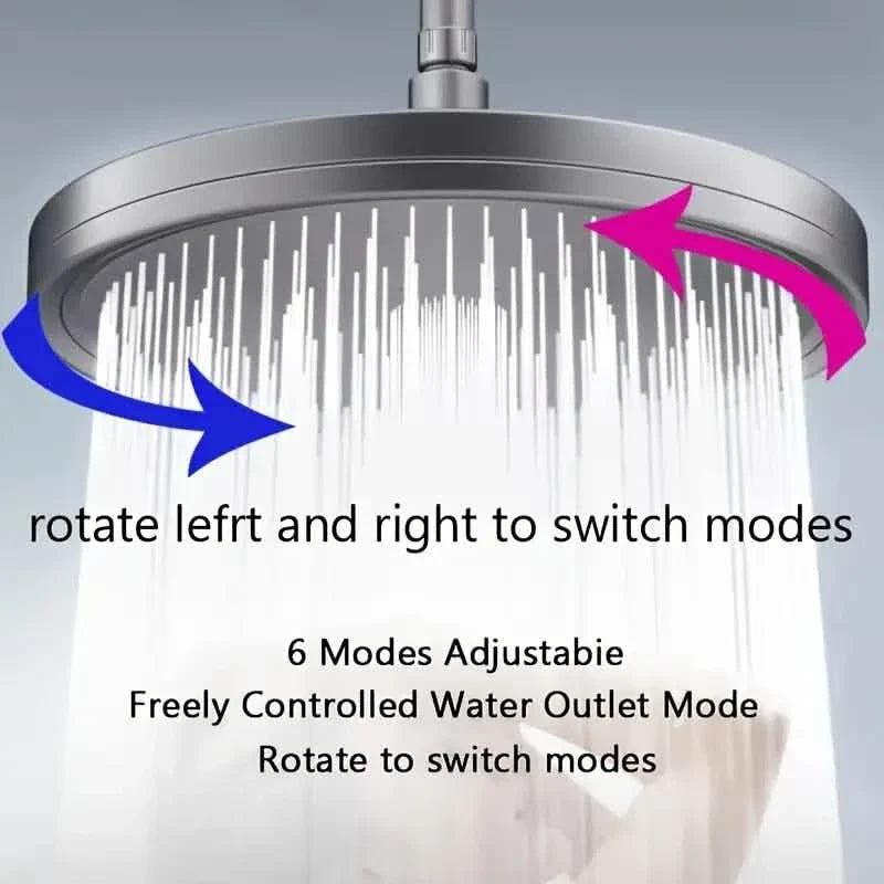 Premium High-pressure Shower Head - Top Spray, Wide Coverage, Lotus Design-Premium High-pressure Shower Head - Top Spray, Wide Coverage, Lotus Design