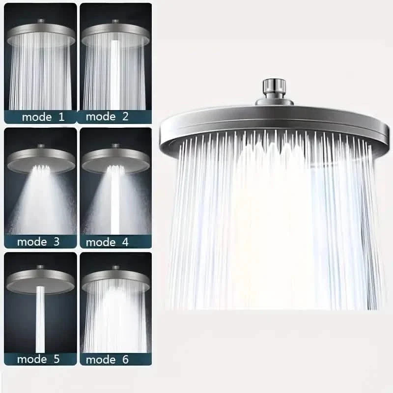 Premium High-pressure Shower Head - Top Spray, Wide Coverage, Lotus Design-Premium High-pressure Shower Head - Top Spray, Wide Coverage, Lotus Design