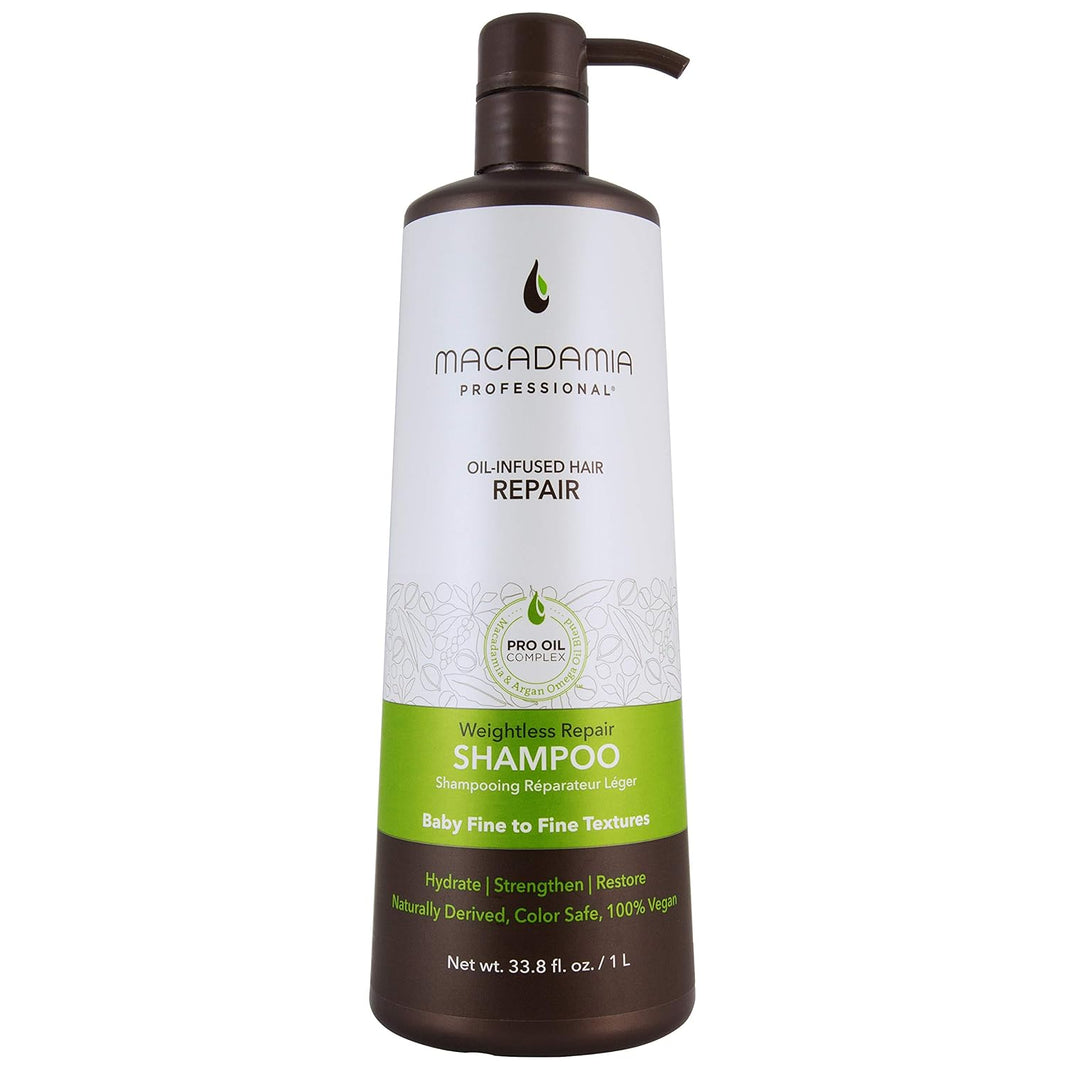 Macadamia Professional Hair Care Sulfate Paraben Free Natural Organic CrueltyFree Vegan Hair Products Weightless Hair Repair Shampoo-Macadamia Professional Hair Care Sulfate Paraben Free Natural Organic CrueltyFree Vegan Hair Products Weightless Hair Repair Shampoo
