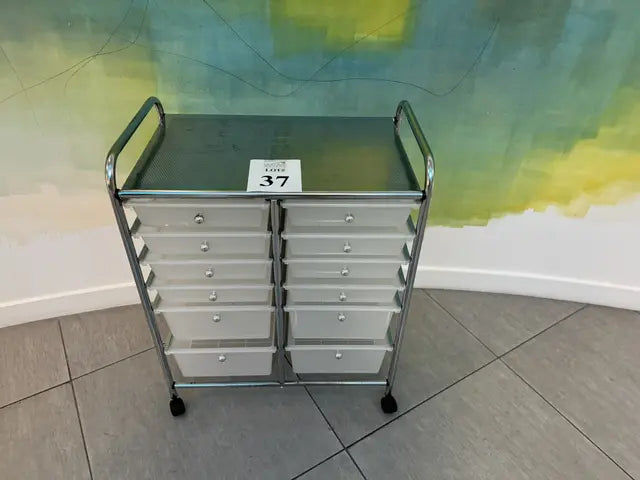 12-DRAWER ROLLING ORGANIZER CART-12-DRAWER ROLLING ORGANIZER CART