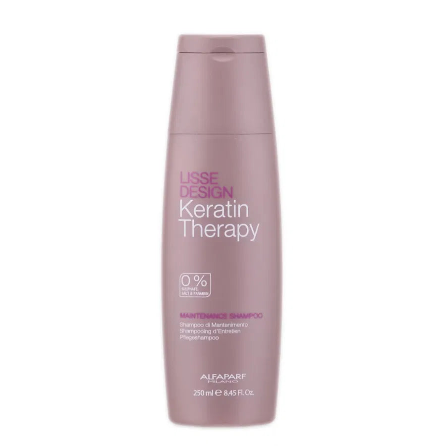 Alfaparf Lisse Design Keratin Therapy Maintenance Shampoo - Size : 8.45 oz-Alfaparf Lisse Design Keratin Therapy Maintenance Shampoo - Size : 8.45 oz