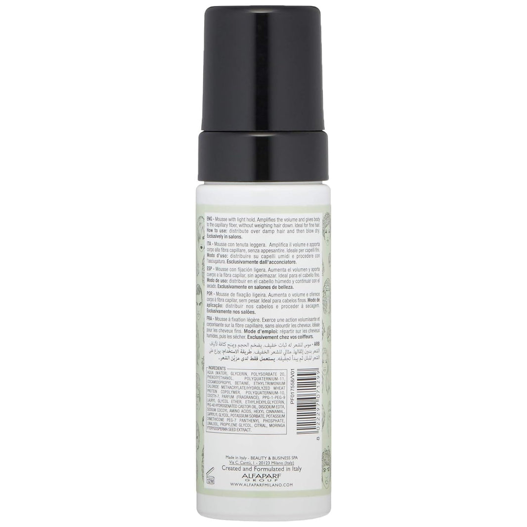 Alfaparf Milano Style Stories Volume Mousse Hair Styling Product - 4.23 Fl Oz-Alfaparf Milano Style Stories Volume Mousse Hair Styling Product - 4.23 Fl Oz