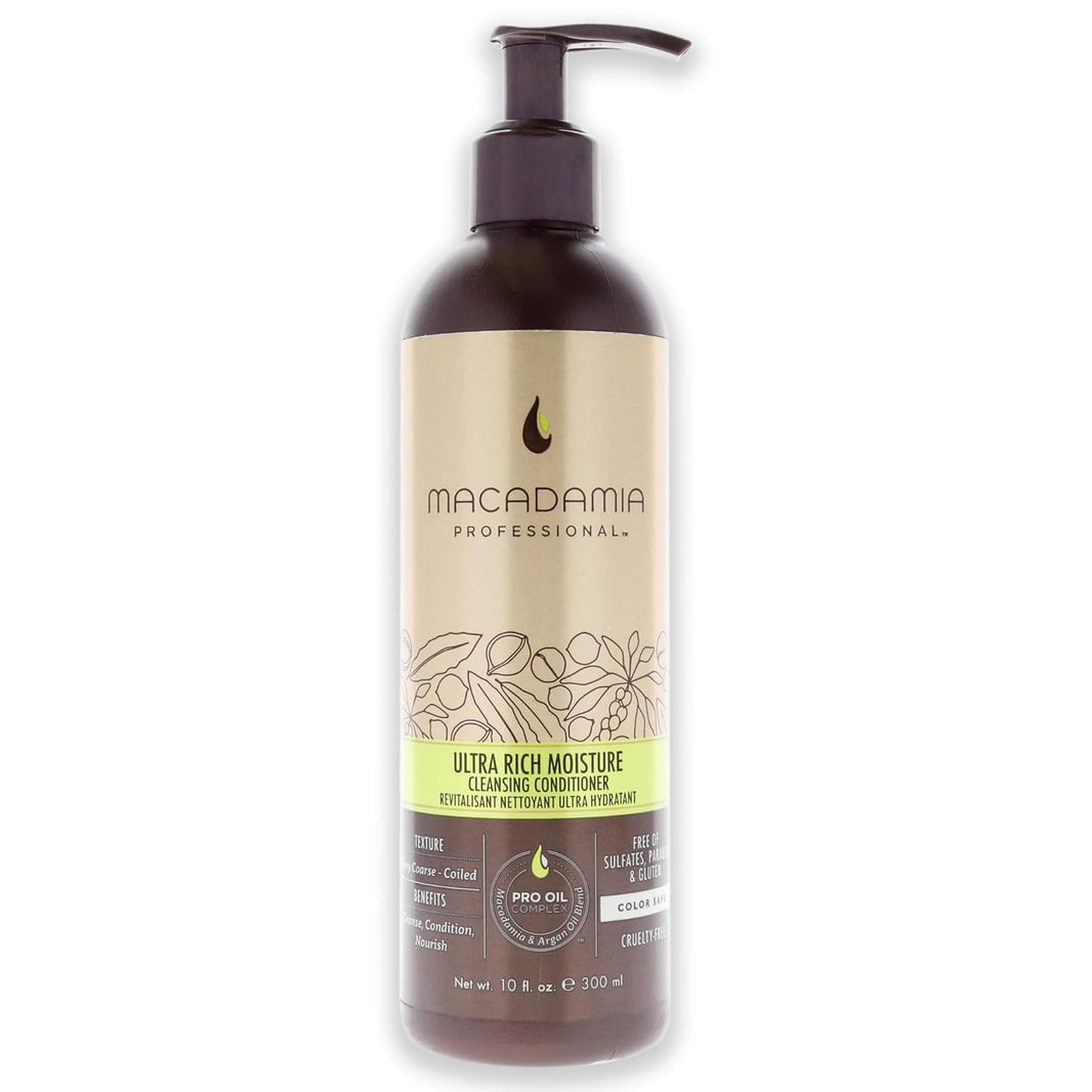 Macadamia Hair Ultra Rich Moisture Cleansing Conditioner - 10 Oz-Macadamia Hair Ultra Rich Moisture Cleansing Conditioner - 10 Oz
