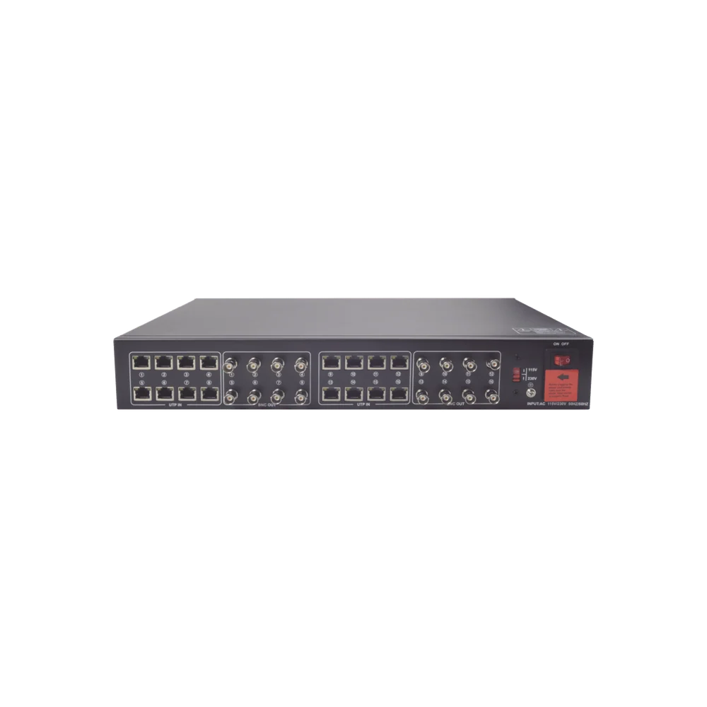 UTP Video Solution Epcom Titanium 16-CH Power Supply HD Video Receiver Hub-UTP Video Solution Epcom Titanium 16-CH Power Supply HD Video Receiver Hub