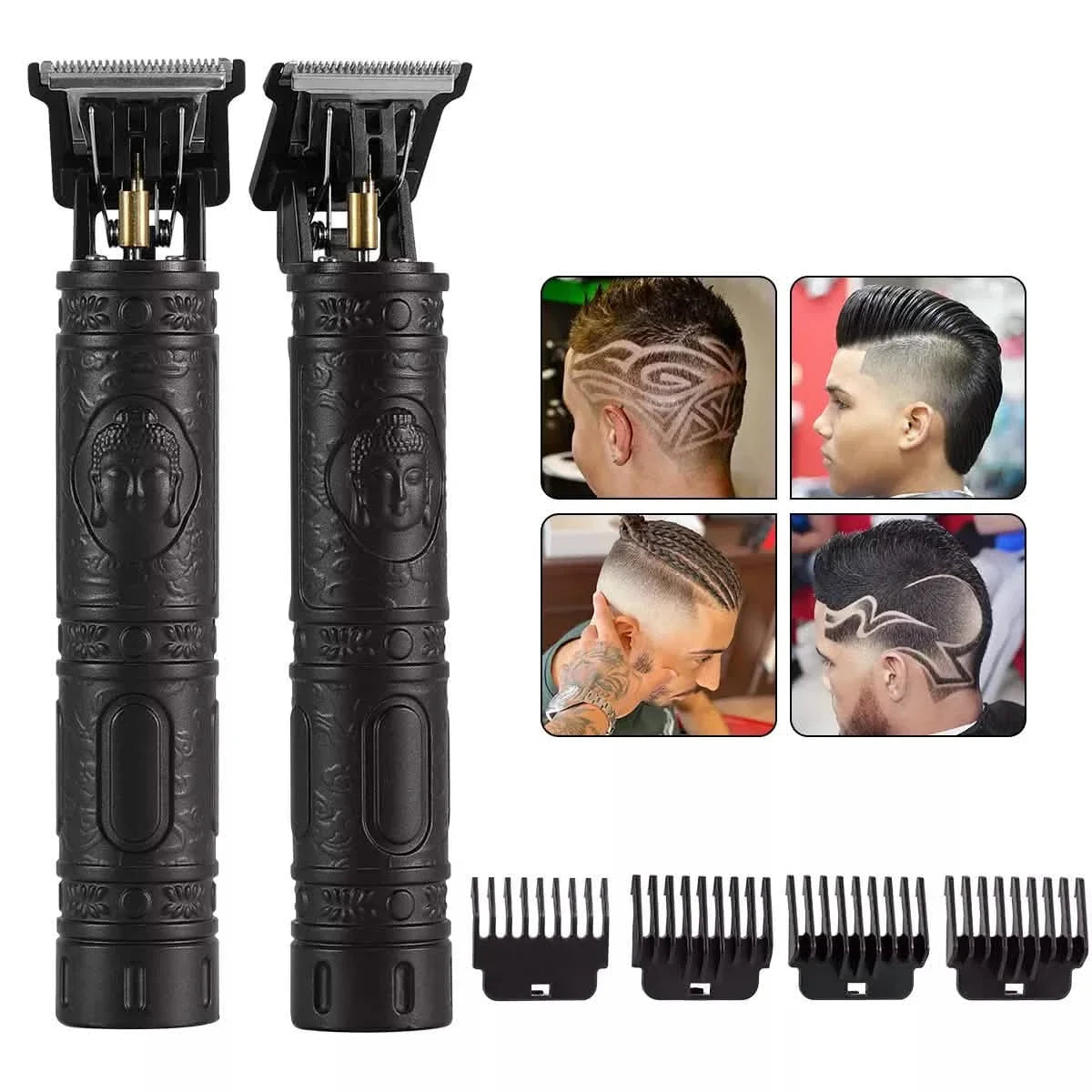 Pro Zero Gapped Cordless T-Outliner Hair Clipper Electric Trimmer Kit Wireless-Pro Zero Gapped Cordless T-Outliner Hair Clipper Electric Trimmer Kit Wireless