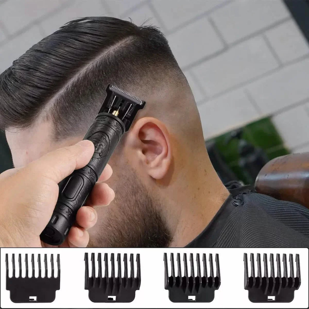 Pro Zero Gapped Cordless T-Outliner Hair Clipper Electric Trimmer Kit Wireless-Pro Zero Gapped Cordless T-Outliner Hair Clipper Electric Trimmer Kit Wireless