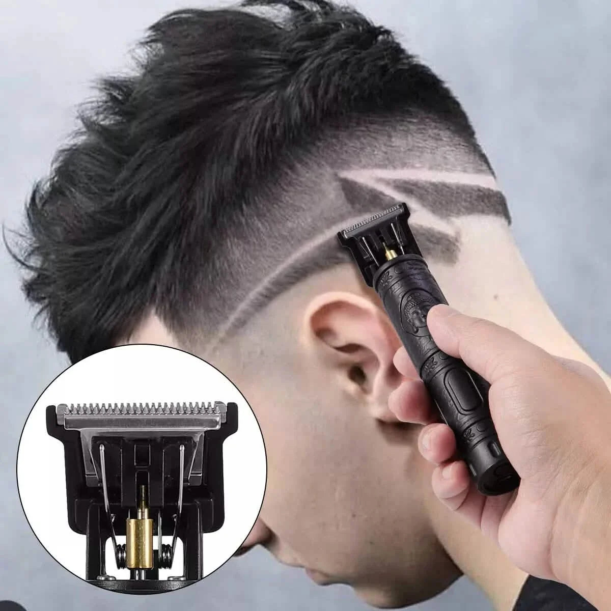 Pro Zero Gapped Cordless T-Outliner Hair Clipper Electric Trimmer Kit Wireless-Pro Zero Gapped Cordless T-Outliner Hair Clipper Electric Trimmer Kit Wireless