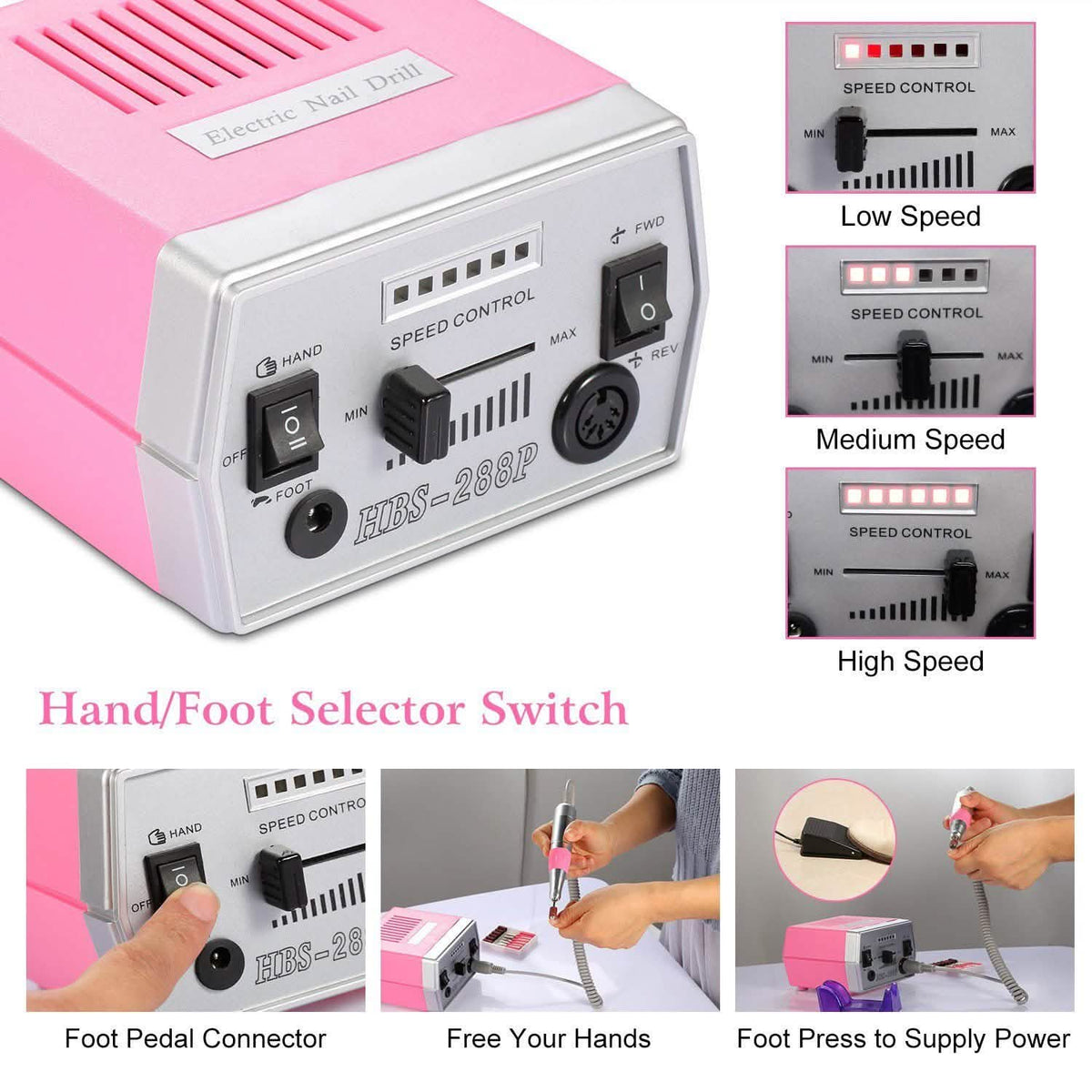 Professional Acrylic Nail Drill Machine-Professional Acrylic Nail Drill Machine