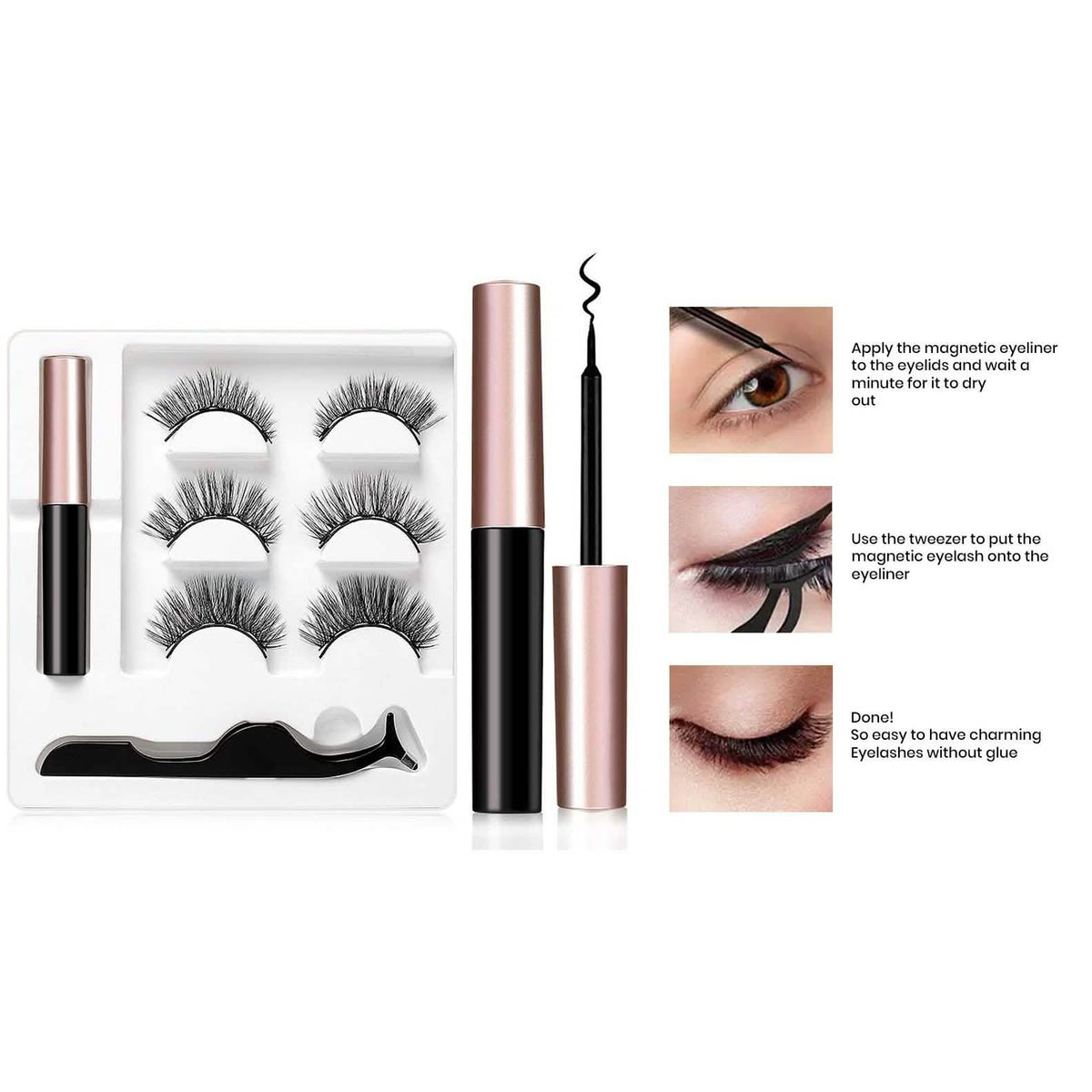 Professional Long Lasting Magnetic Eyeliner And Eyelash Kit-Professional Long Lasting Magnetic Eyeliner And Eyelash Kit