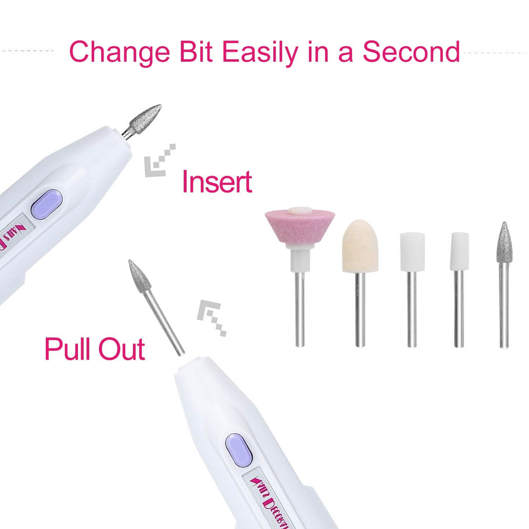 Professional Nail Drill File Manicure Pedicure Set-Professional Nail Drill File Manicure Pedicure Set