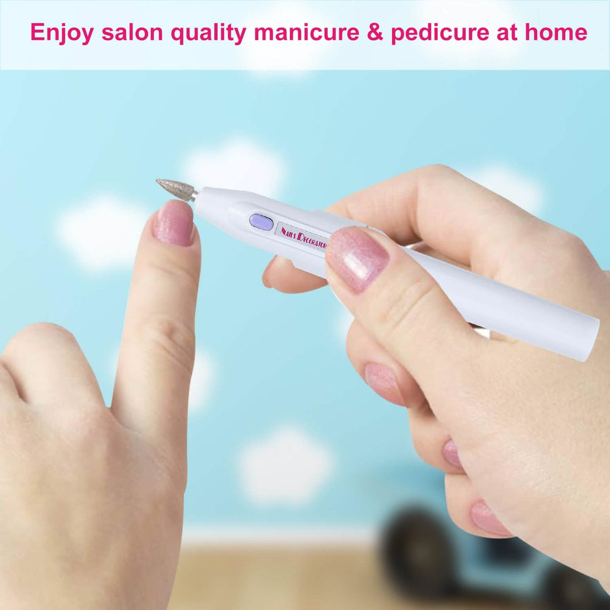 Professional Nail Drill File Manicure Pedicure Set-Professional Nail Drill File Manicure Pedicure Set