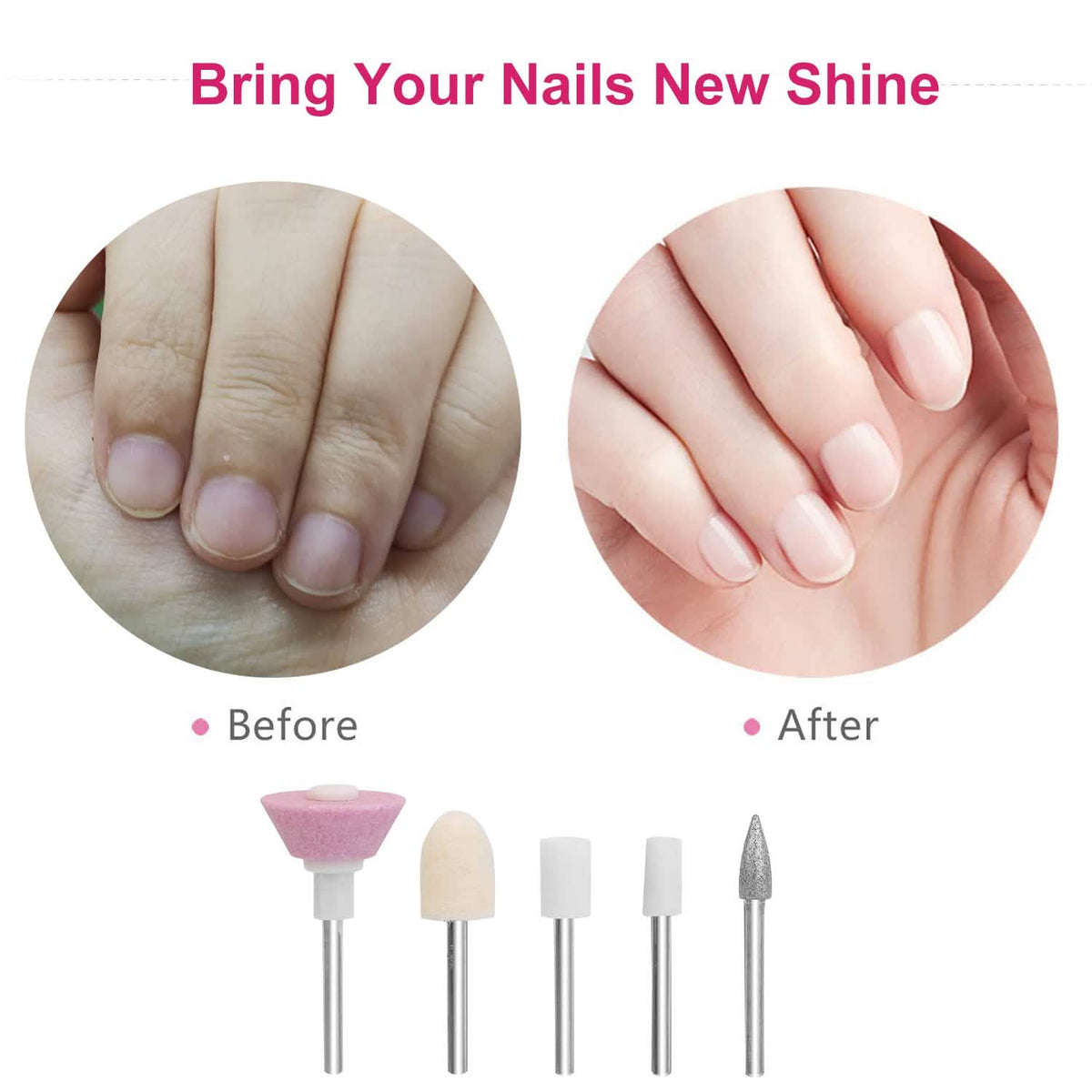 Professional Nail Drill File Manicure Pedicure Set-Professional Nail Drill File Manicure Pedicure Set