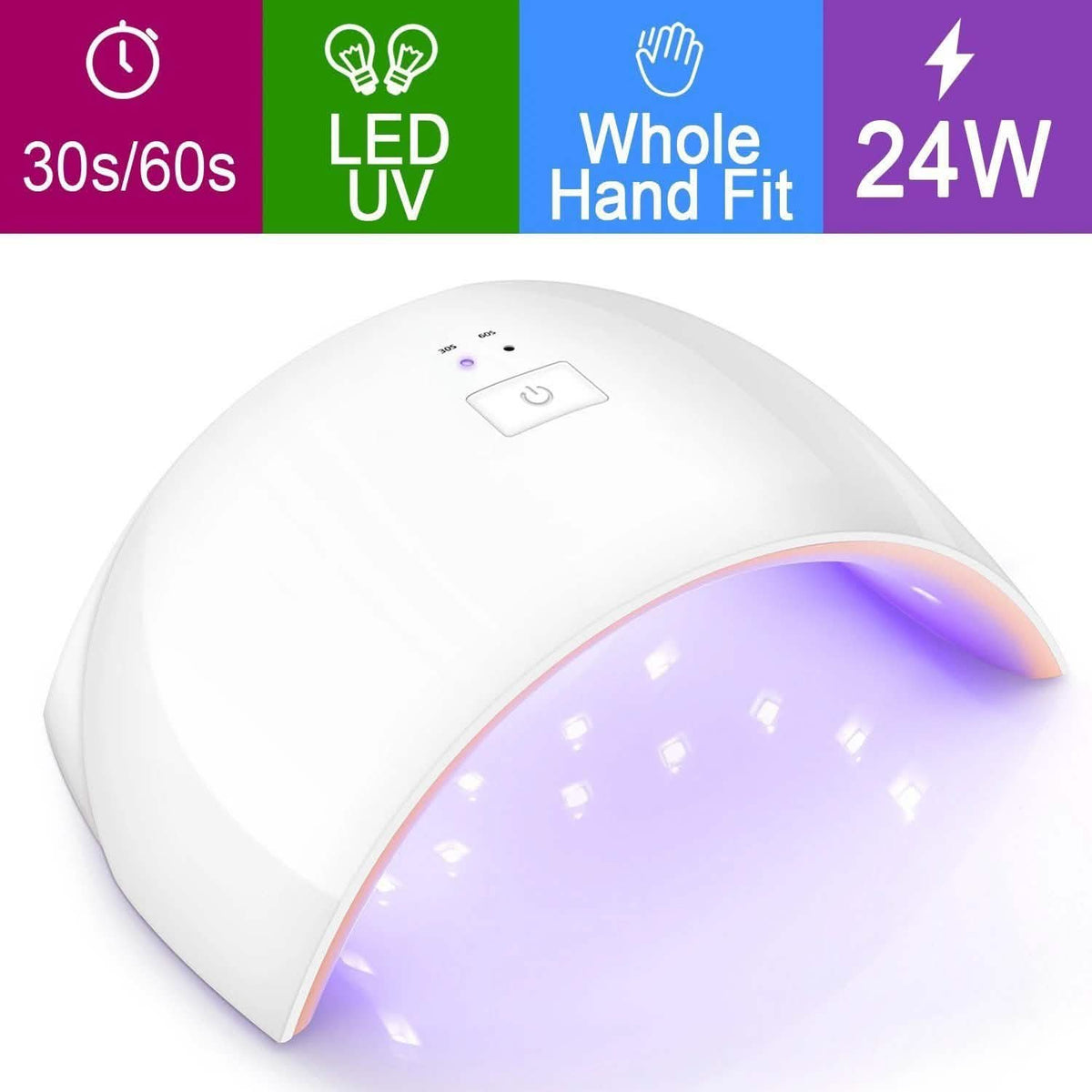 Professional Nail Lamp UV LED Light Gel Polish Dryer-Professional Nail Lamp UV LED Light Gel Polish Dryer