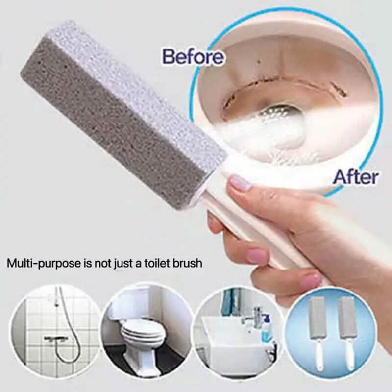 Pumice Toilet Brush Toilet Cleaner Stone with Handle-Pumice Toilet Brush Toilet Cleaner Stone with Handle