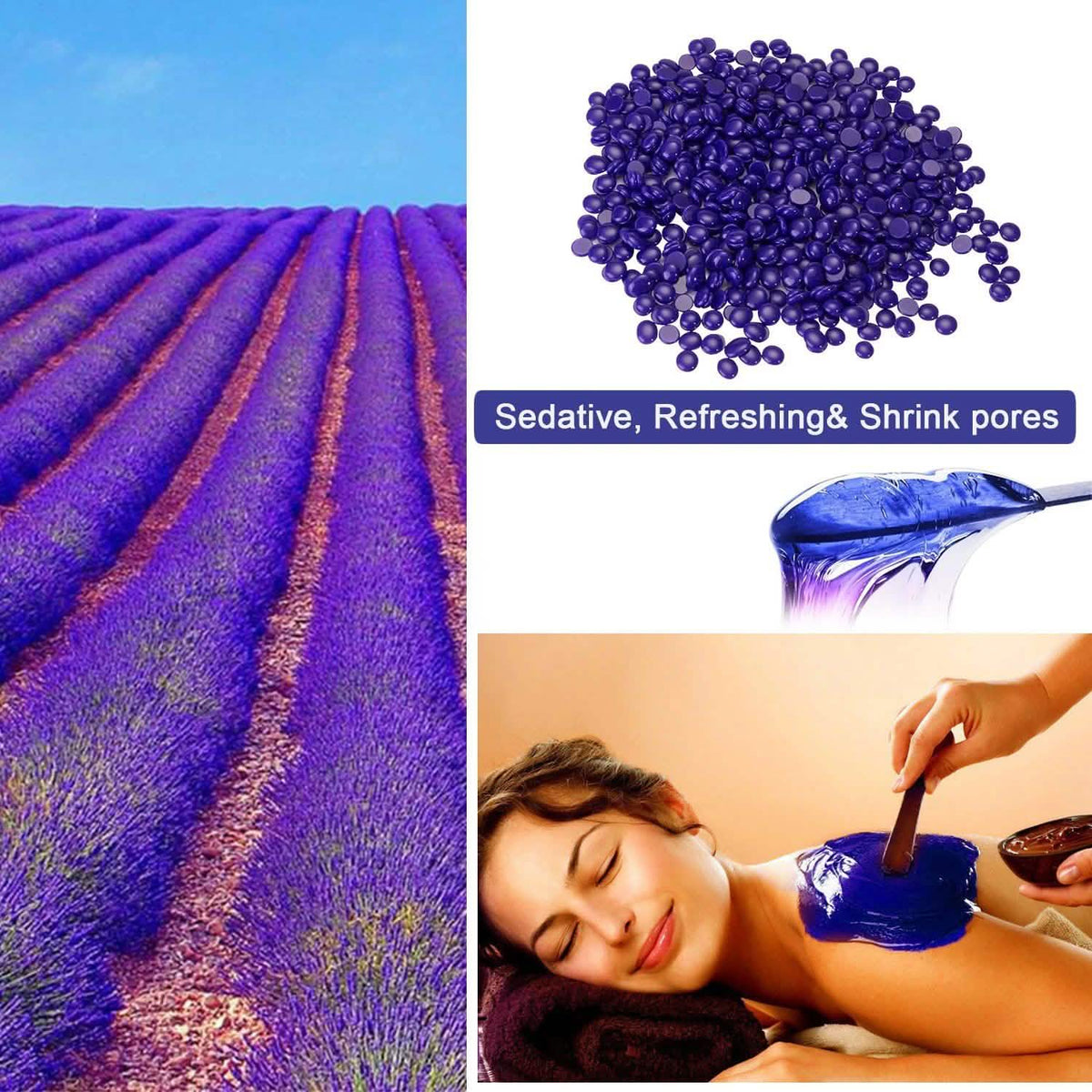 Purple Hard Wax Beans Hair Removal-Purple Hard Wax Beans Hair Removal
