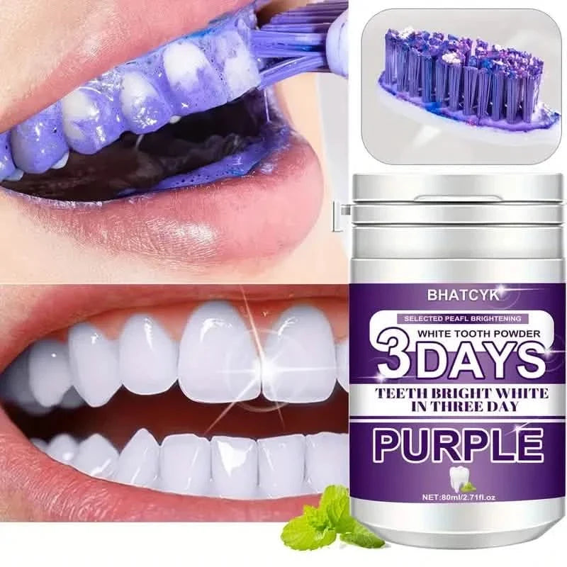 Purple Teeth Cleaning Powder-Purple Teeth Cleaning Powder
