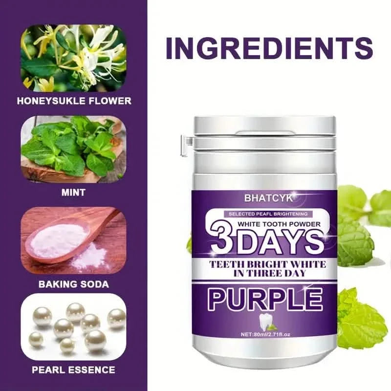 Purple Teeth Cleaning Powder-Purple Teeth Cleaning Powder