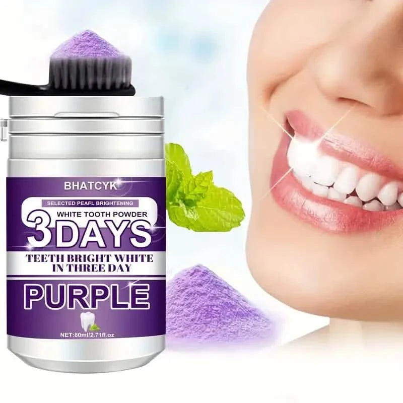 Purple Teeth Cleaning Powder-Purple Teeth Cleaning Powder