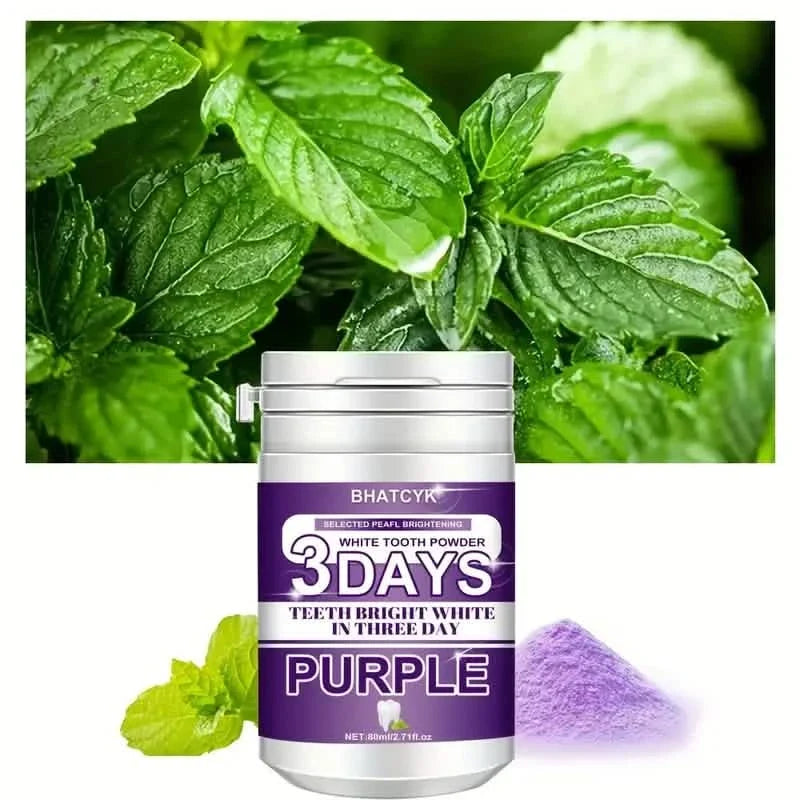 Purple Teeth Cleaning Powder-Purple Teeth Cleaning Powder