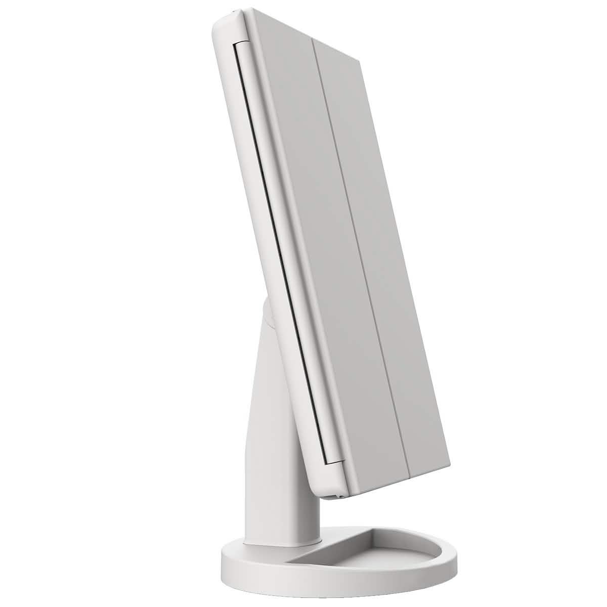Pursonic 24 LED Tri Fold Vanity Mirror-Pursonic 24 LED Tri Fold Vanity Mirror