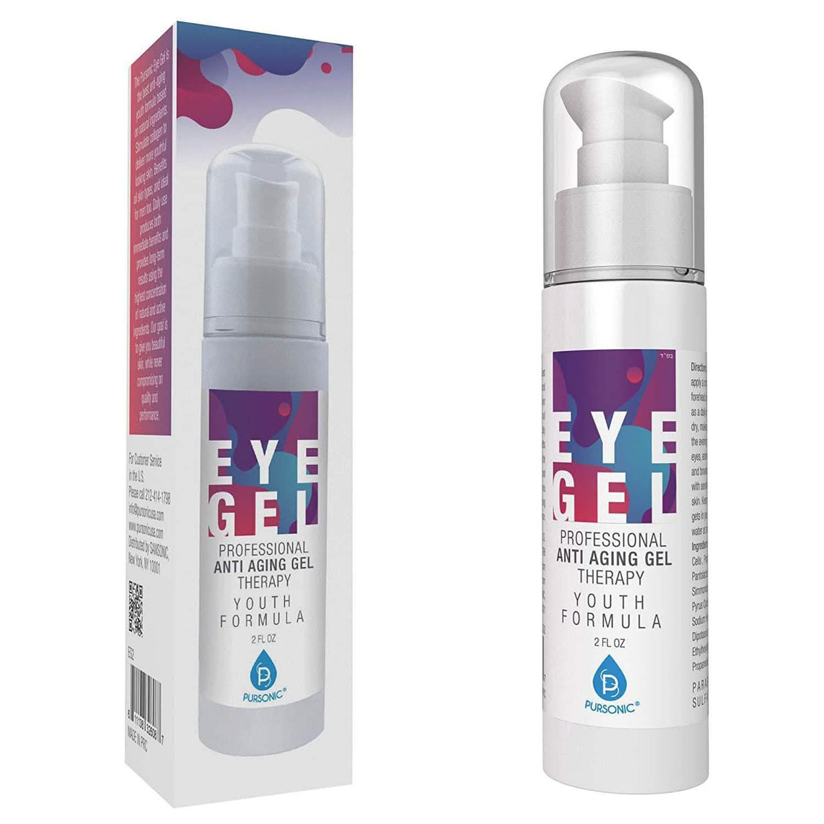 Pursonic 2oz Anti-Aging Eye Gel Therapy-Pursonic 2oz Anti-Aging Eye Gel Therapy