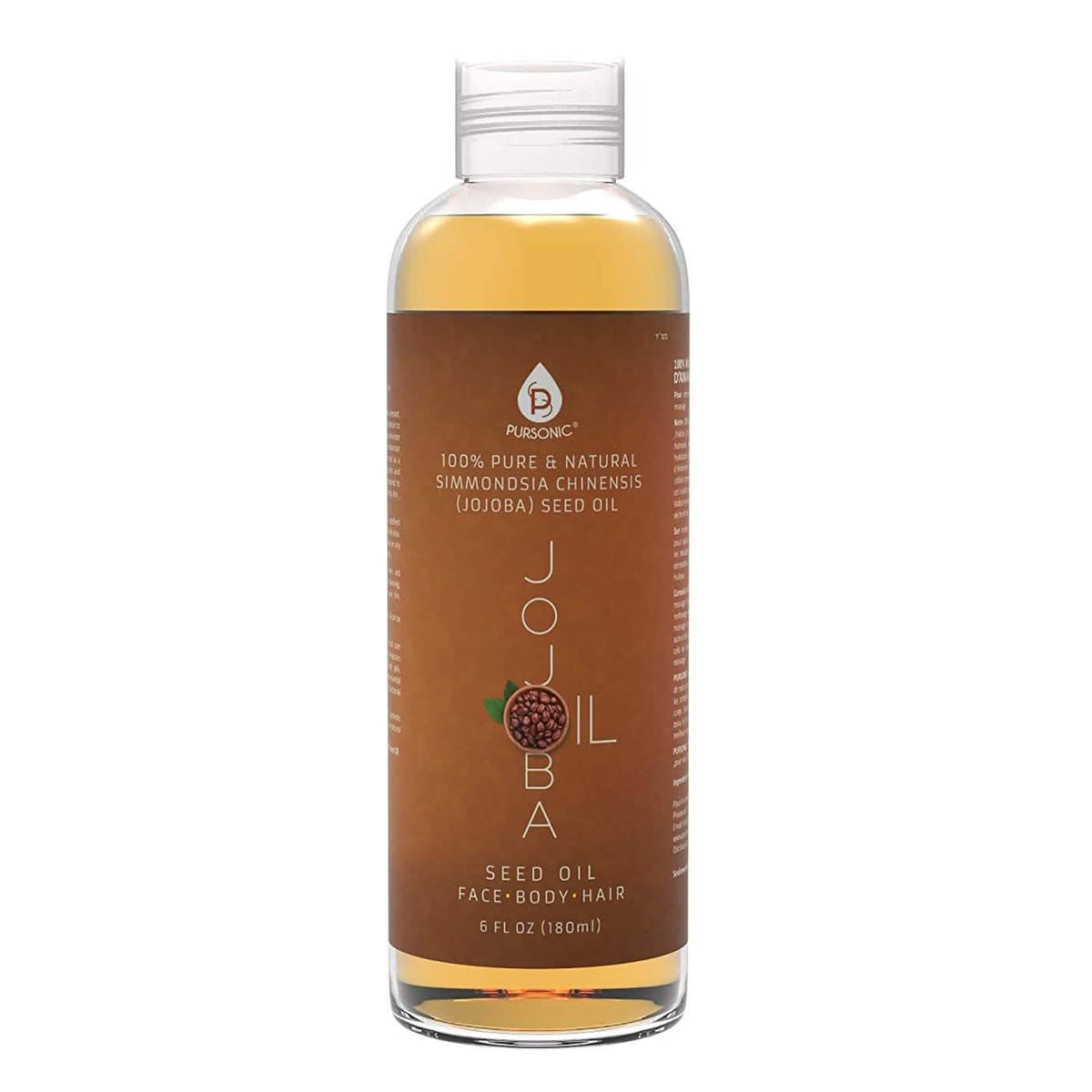 Pursonic 6oz Jojoba Oil-Pursonic 6oz Jojoba Oil
