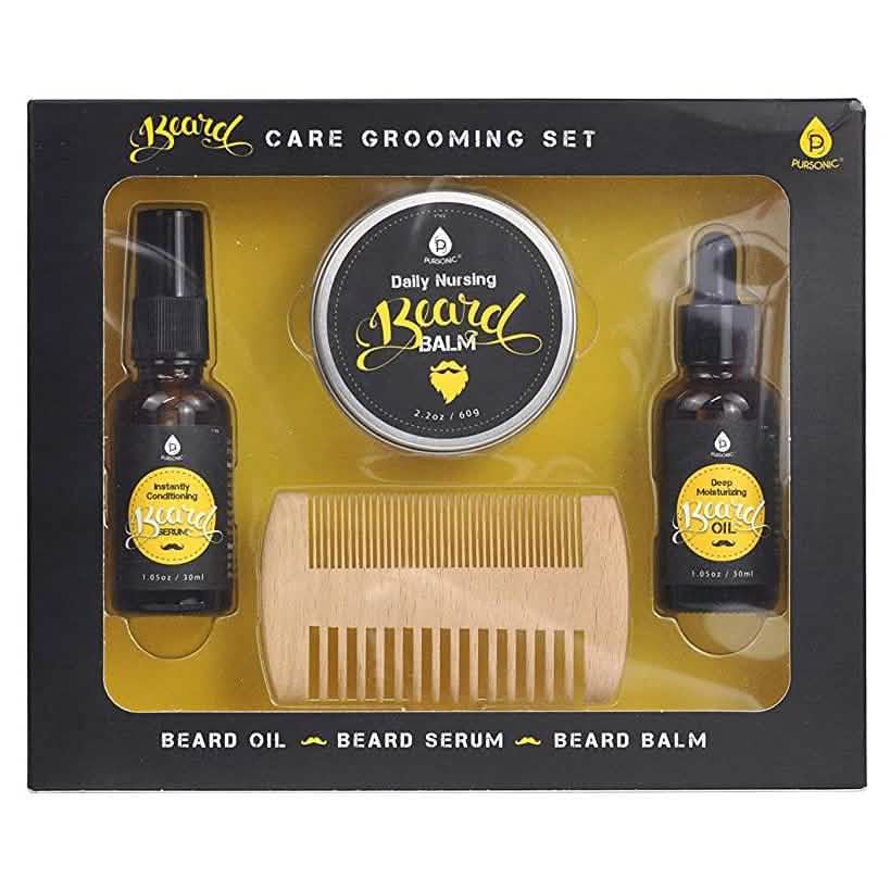 Pursonic Beard Care Grooming Set-Pursonic Beard Care Grooming Set