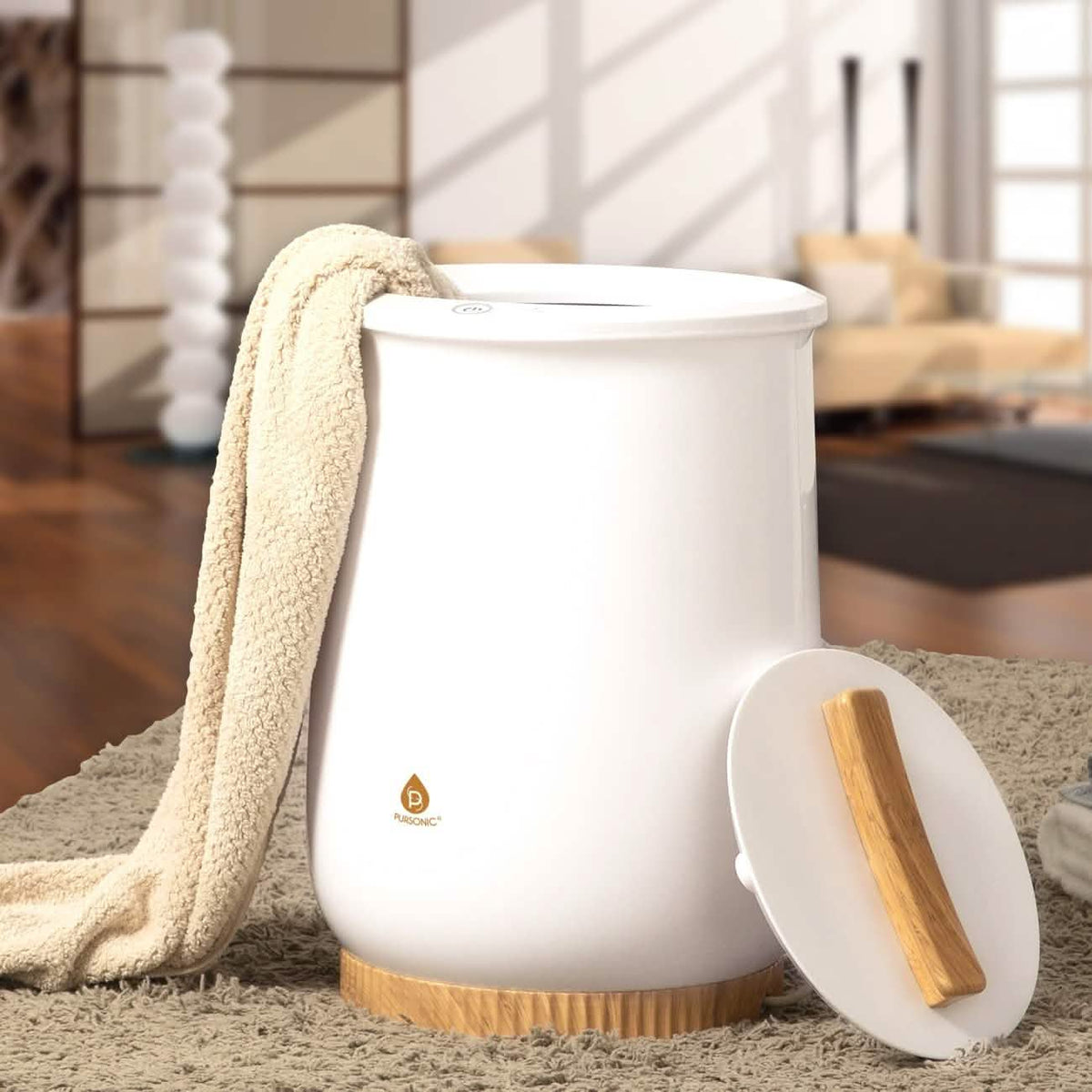Pursonic Bucket Style Large Towel Warmer-Pursonic Bucket Style Large Towel Warmer