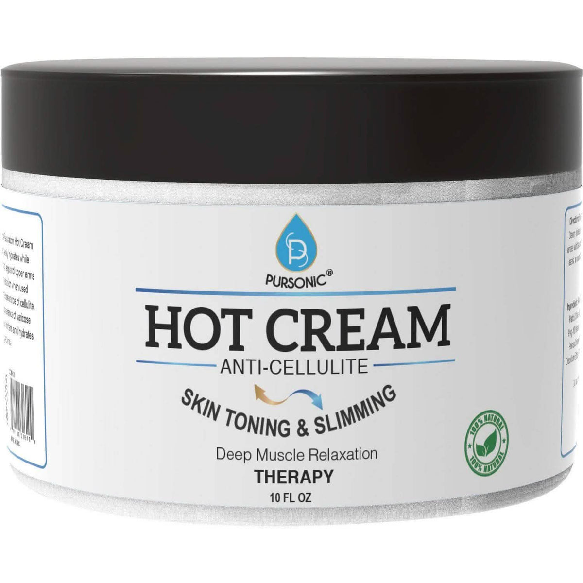 Pursonic CCMRC10 Pursonic Hot Cream Anti Cellulite-Pursonic CCMRC10 Pursonic Hot Cream Anti Cellulite