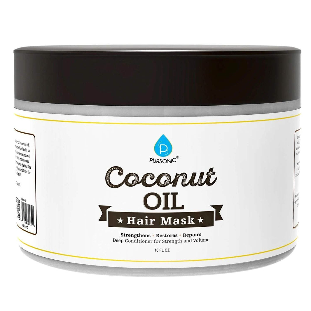 Pursonic Coconut Oil Hair Mask 10 oz-Pursonic Coconut Oil Hair Mask 10 oz