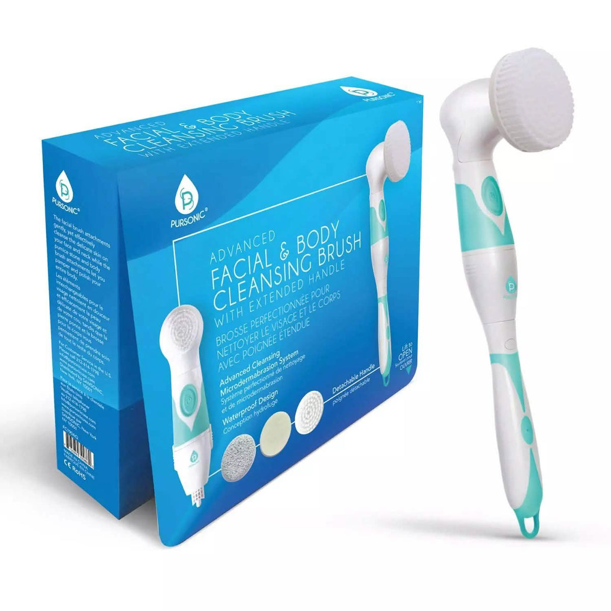 Pursonic Facial and Body 360° Cleansing Brush-Pursonic Facial and Body 360° Cleansing Brush