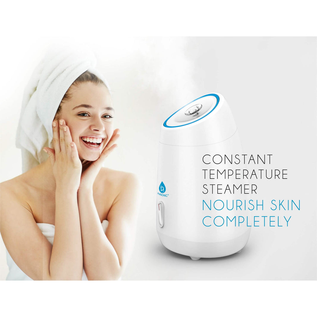 Pursonic Facial Steamer Hot Mist Moisturizing Spa-Pursonic Facial Steamer Hot Mist Moisturizing Spa