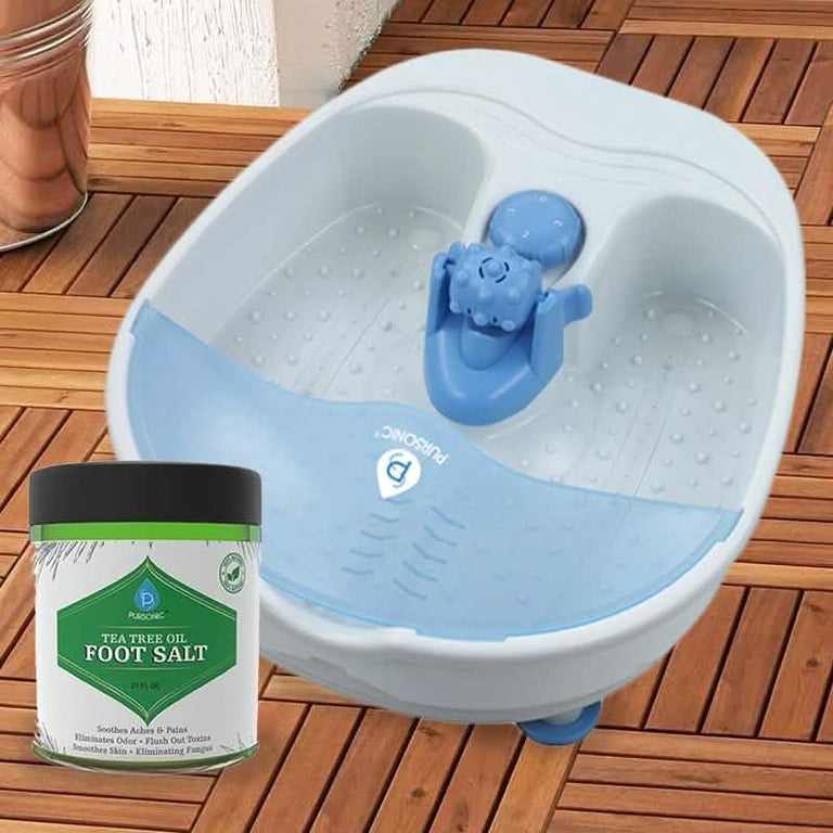 Pursonic Foot Spa Massager and Tea Tree Oil Soak