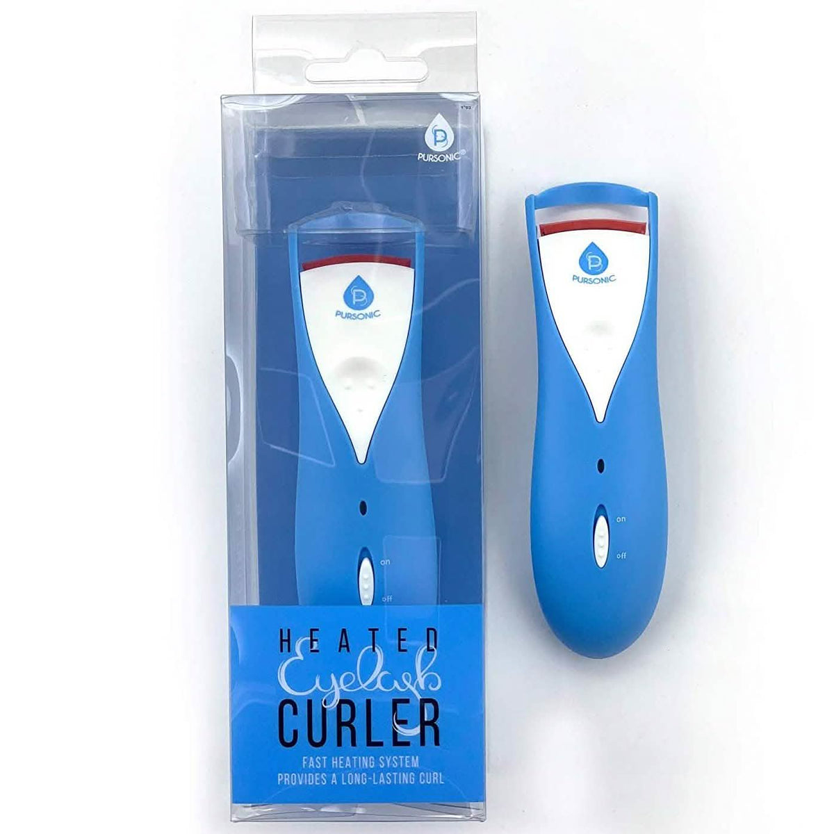 Pursonic Heated Eyelash Curler for All Eye Shapes-Pursonic Heated Eyelash Curler for All Eye Shapes