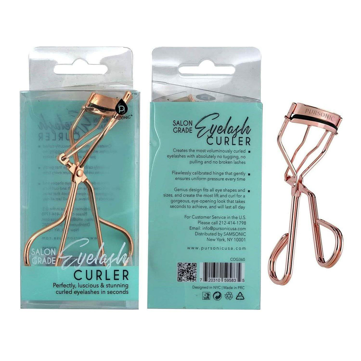 Pursonic Pro Eyelash Curler-Pursonic Pro Eyelash Curler