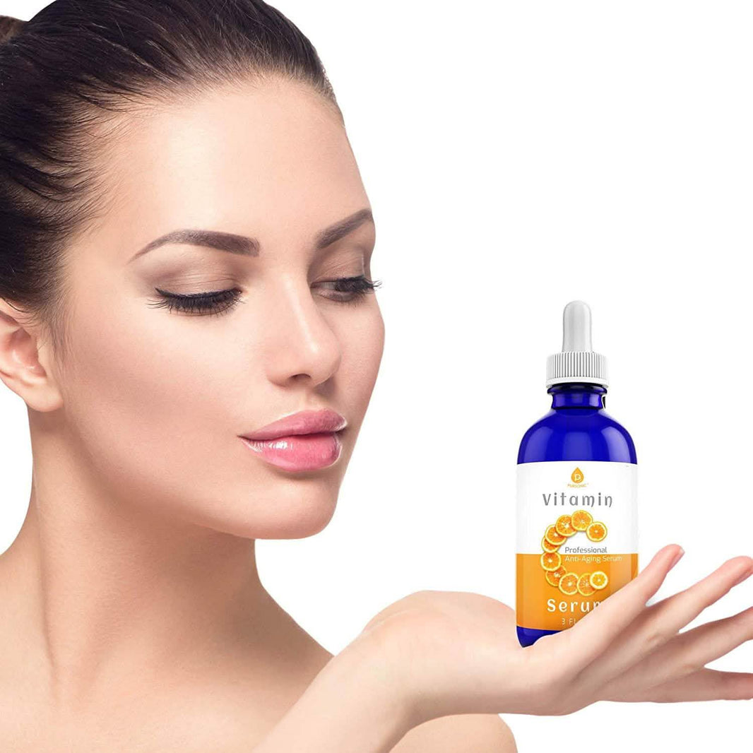 Pursonic Vitamin C Best Organic Anti-Aging Moisturizer Serum-Pursonic Vitamin C Best Organic Anti-Aging Moisturizer Serum