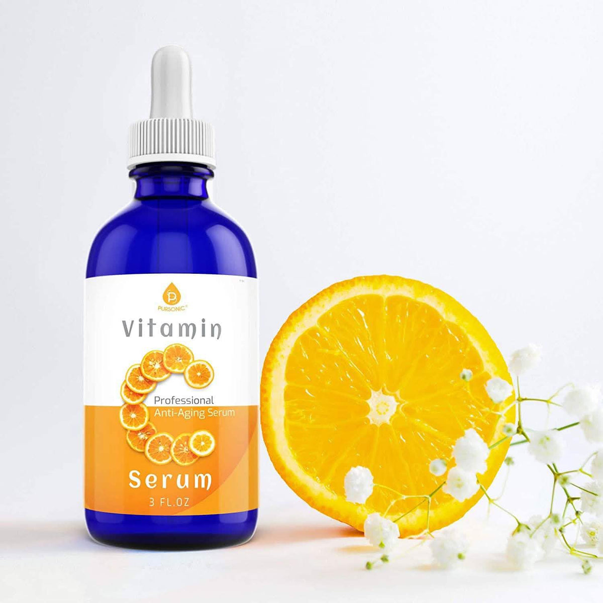 Pursonic Vitamin C Best Organic Anti-Aging Moisturizer Serum-Pursonic Vitamin C Best Organic Anti-Aging Moisturizer Serum