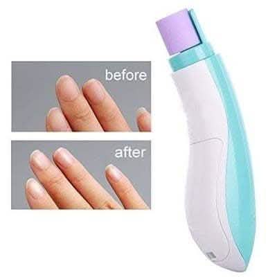 Pursonic White & Blue Nail Polisher-Pursonic White & Blue Nail Polisher