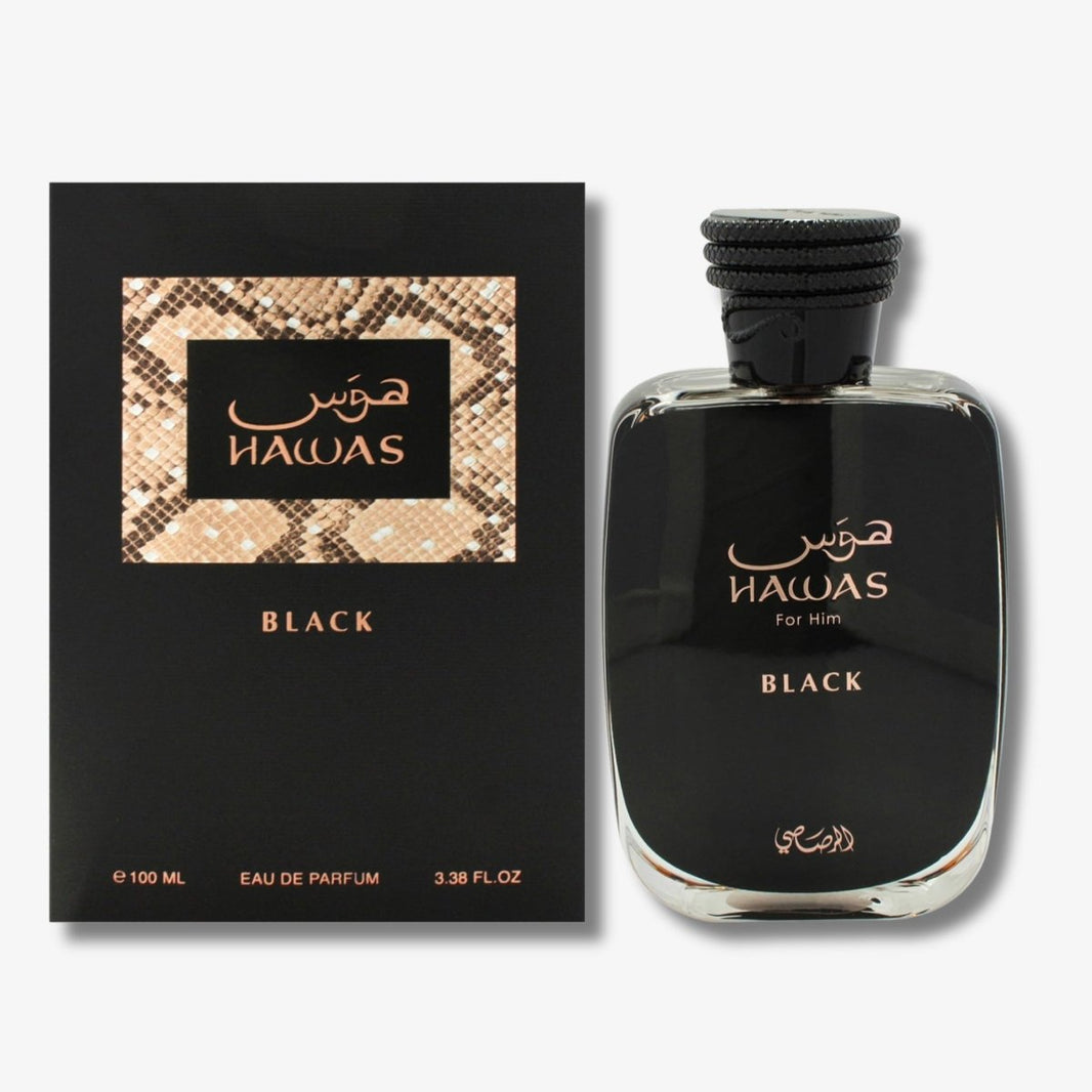 Rasasi Hawas Black EDP for Men 100ml-Rasasi Hawas Black EDP for Men 100ml