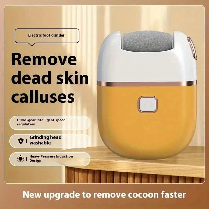 Rechargeable Electric Foot Grinder - Three Replaceable Grinding Heads-Rechargeable Electric Foot Grinder - Three Replaceable Grinding Heads