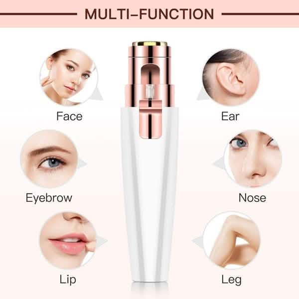 Rechargeable Facial Hair Remover and Eyebrow Trimmer-Rechargeable Facial Hair Remover and Eyebrow Trimmer