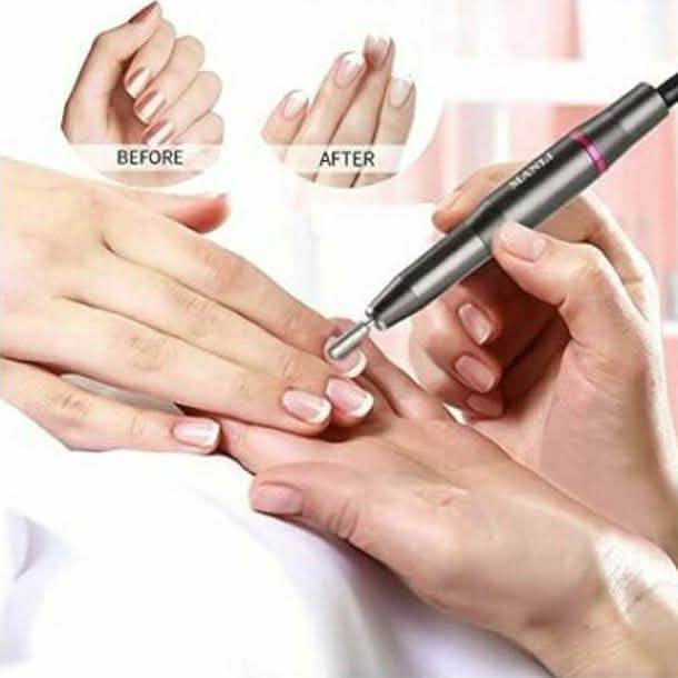 Rechargeable Nail Drill Kit with 2000mAh Phone Power Bank-Rechargeable Nail Drill Kit with 2000mAh Phone Power Bank