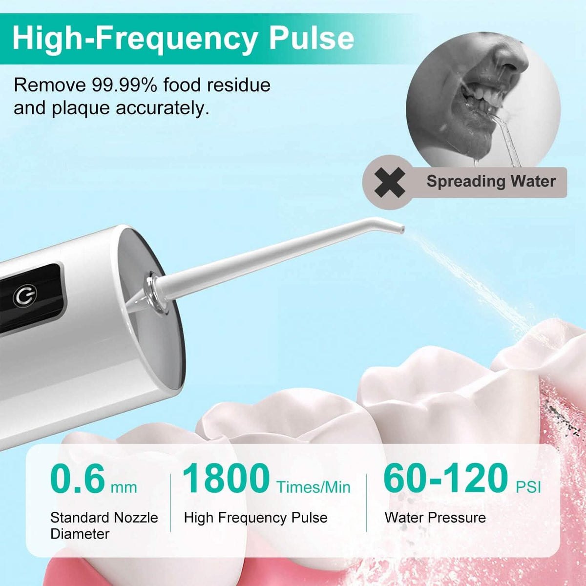 Rechargeable Portable Water Flosser-Rechargeable Portable Water Flosser